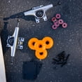 thumbnail image 3 of Cal 7 Skateboard Combo, 5" Silver Trucks, 52mm 99A Wheels, Bearings/Hardware Set (Orange Wheels), 3 of 4