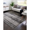 thumbnail image 2 of Unique Loom Del Mar Tonal Design Rug 8' x 8' Square Dark Gray/Light Gray, 2 of 4
