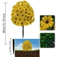 thumbnail image 3 of Artificial Eucalyptus Garden Stake, UV Resistant Flower for Outdoor Yard Decor, 3 of 5