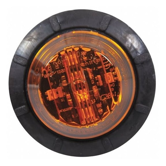 Maxxima Clearance Marker,Round,Amber M09410Y