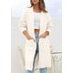 thumbnail image 3 of Cardigan PRETTYGARDEN de Manga Larga Blanco Talle M con Frente Abierto, 3 of 8
