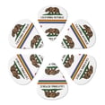 thumbnail image 6 of 6 Pieces California Gay Pride Flag Guitar Picks for Guitar Bass Music Instruments with 1 Pick Leather Pick Holder, 6 of 7