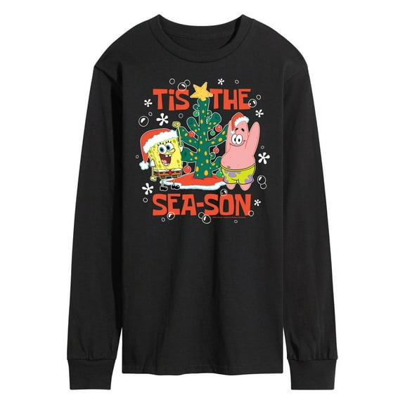 SpongeBob SquarePants - Tis The Season - Men's Long Sleeve T-Shirt