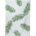 thumbnail image 2 of Tropical Palm Leaves Rectangle Tablecloth, Dust Proof Anti Wrinkle Wipeable Table Cloth Tabletop foration of Dinner Kitchen Wedding Holiday Party 54"x54" Decor Gift, 2 of 7