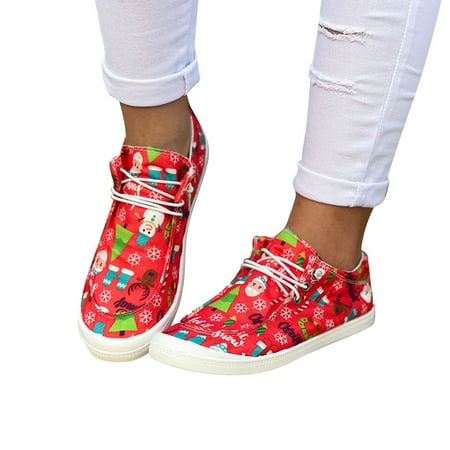 

ZXHACSJ Floral Print Women s Sports Shoes Flat Breathable Shoes Women s Shoes Wine 38