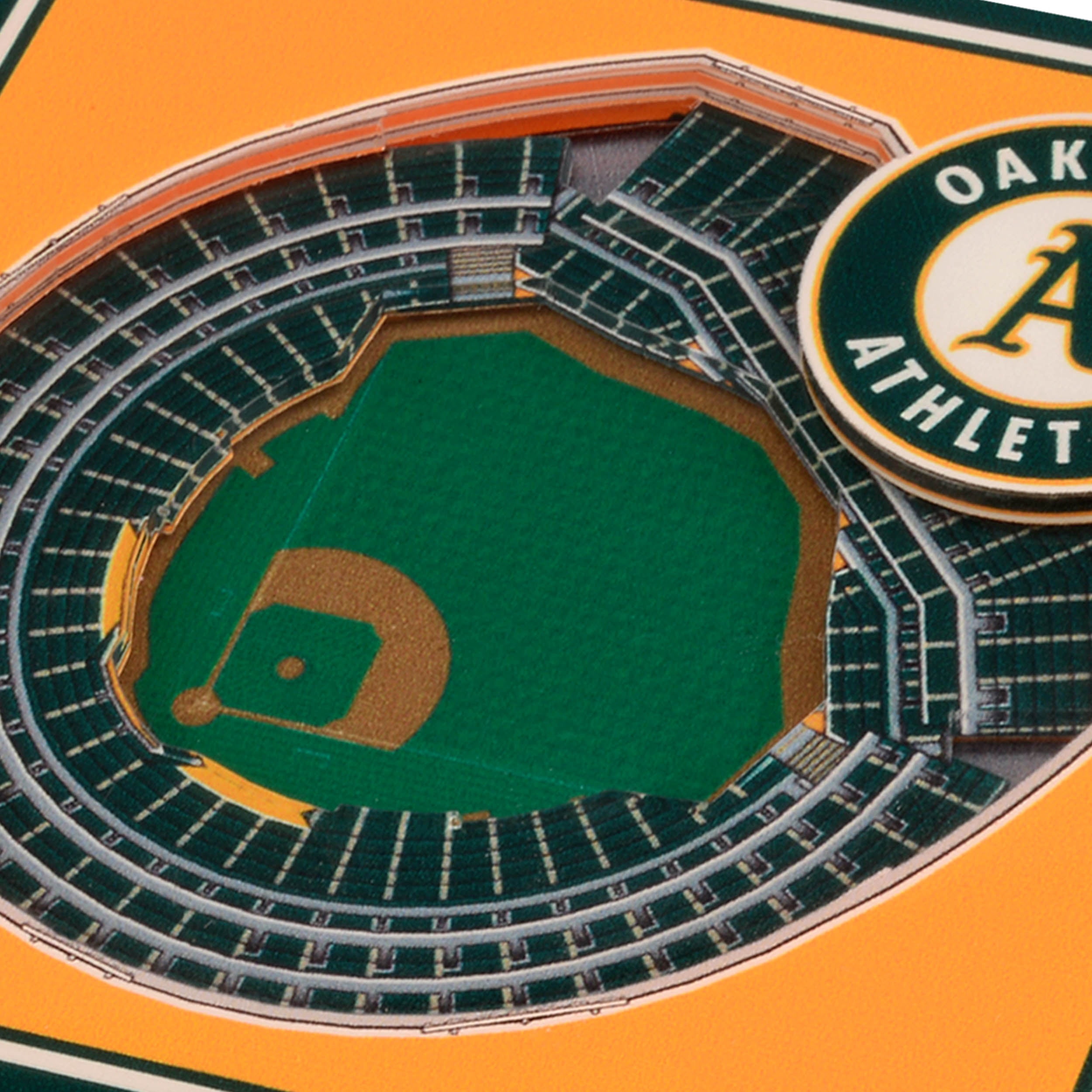 YouTheFan MLB Oakland Athletics Stadiumview Cribbage