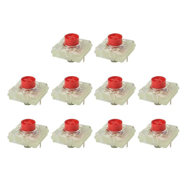 Low Profile Cherry MX Red Switch Set - 10pcs LP Low Profile Backlit Key Switch