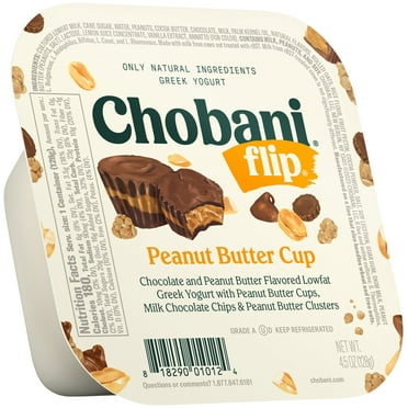 Chobani Flip Low-Fat Greek Yogurt Peanut Butter Cup 4.5 oz Cup