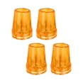 thumbnail image 3 of 4 Pieces Crutch Tips Replacement/ Heavy Duty Sturdy Reinforced Durable Upgraded Thickened/ Crutch Feet Cap/ Cane Tips for Hiking Sticks/ Canes Yellow 25mm Hole, 3 of 10