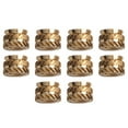 thumbnail image 4 of Arkzeo 10Pcs Threaded Brass Inserts Metal Heat Set M2-M6 Screw Inserts for 3D Printing, 4 of 7
