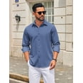 thumbnail image 2 of COOFANDY Men's Long Sleeve Dress Shirt Business Casual Shirts for Men Fall Fashion Shirt, 2 of 6
