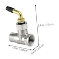 thumbnail image 2 of asddcavvf Gatuida High Efficiency Antifreeze Outdoor Water Pipe Connector Garden Decorative Faucet Adapter Garden Water Tap Connector for Home and Garden Use Outdoor Kitchen Faucet, 2 of 6