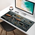 thumbnail image 4 of Birdeem Gaming Mouse Pad, Large Mouse Pad, Cool Military Weapon Build Weapon Parts Display Large Gaming Mouse Pad, Mouse Pads for Desk, Large Mouse Pad for Desk, Large Gaming Mouse Pad, Cool Mouse Pad, 4 of 6
