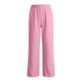 thumbnail image 5 of Sahpxhe Womens Workout Sweatpants Straight Wide Leg High Waist Drawstring Casual Loose Trousers with 3 Pockets for Running Gym Pink XXXL, 5 of 6