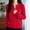 Red, variant on Womens Cardigan Women's Cable Knit Cardigan Button Down Fringe Hem Long Sleeve Sweater Top