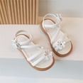 thumbnail image 2 of Otqutp Fashion Shoes for Little Child/Big Kids Girls Sandals Casual Open Toe Flower Design Light Weight Adjustable Straps Summer Shoes, 2 of 9
