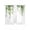 Green, variant on Orange Eucalyptus Leaves Sheer Curtains 96 Inch Length 2 Panels Set, Weeping Spring Botanical Summer Voile Window Treatment Semi Sheer Long Curtains Drapes for Bedroom/Living Room/Kitchen 52"x96"x2
