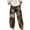 White, variant on Bigersell Ripped High Waist Pants for Women Full Length Pants Women Printing Ankle-Length Pants Pokets Casual Elastic Trousers Long Harem Pant Ladies Ease into Comfort Pants