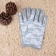 thumbnail image 1 of Nvzi 2 guantes largos de encaje con diseño floral de 8,66 pulgadas para dama, para bodas, Halloween, fiestas de cosplay, color gris, 1 of 4