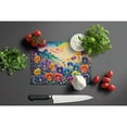 thumbnail image 3 of Carolines Treasures DAC1450LCB 15 x 12 in. Pansies in Color Glass Cutting Board - Large, 3 of 5