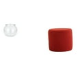thumbnail image 1 of Reposapiés Otomano Redondo Transparente Para Pecera Pequeña, Pecera, Jarrón, Mesa Para Oficina, Decoración Del Hogar, Plantas, Sofá Cilíndrico Pequeño, Taburete De Té, Banco, Silla,, 1 of 8