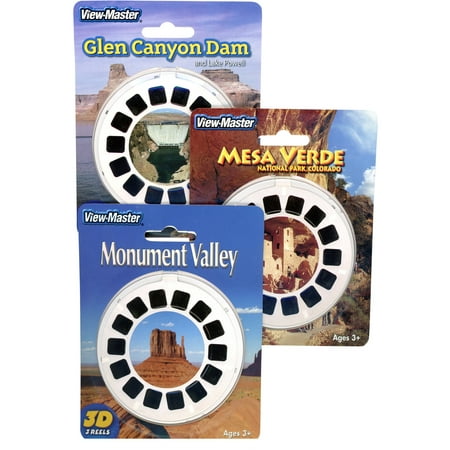 Mesa Boogie Triple Rectifier - Glen Canyon- Mesa Verde- Monument Valley- Triple Vintage ViewMaster Set -9 Reels