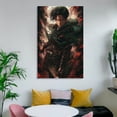 thumbnail image 6 of Attack On Titan Wall Hanging Painting Wall Art Canvas Paintings Posters Home Decorations 16x24inch(40x60cm), 6 of 8