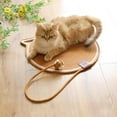 thumbnail image 4 of Round Cat Scratcher Mat,16.9inch Natural Cotton Rope Cat Scratching Mat with Ball Toy,Cat Scratch Furniture Protector for Wall Floor Couch Carpets Sofa, 4 of 9