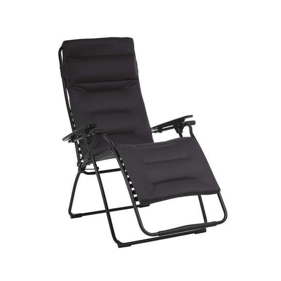 Lafuma Chaise de Salon Extérieure Sans Gravité Futura XL Air Series, Noir