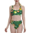 thumbnail image 2 of Picia Vegan Women's High Waisted Bikini Scoop Neck Swimsuit Two Pieces Bathing Suit-XX-Large, 2 of 8
