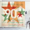 thumbnail image 1 of Ambesonne Vintage Shower Curtain, Old Age Celebrations, 69"Wx84"L, Multicolor, 1 of 3