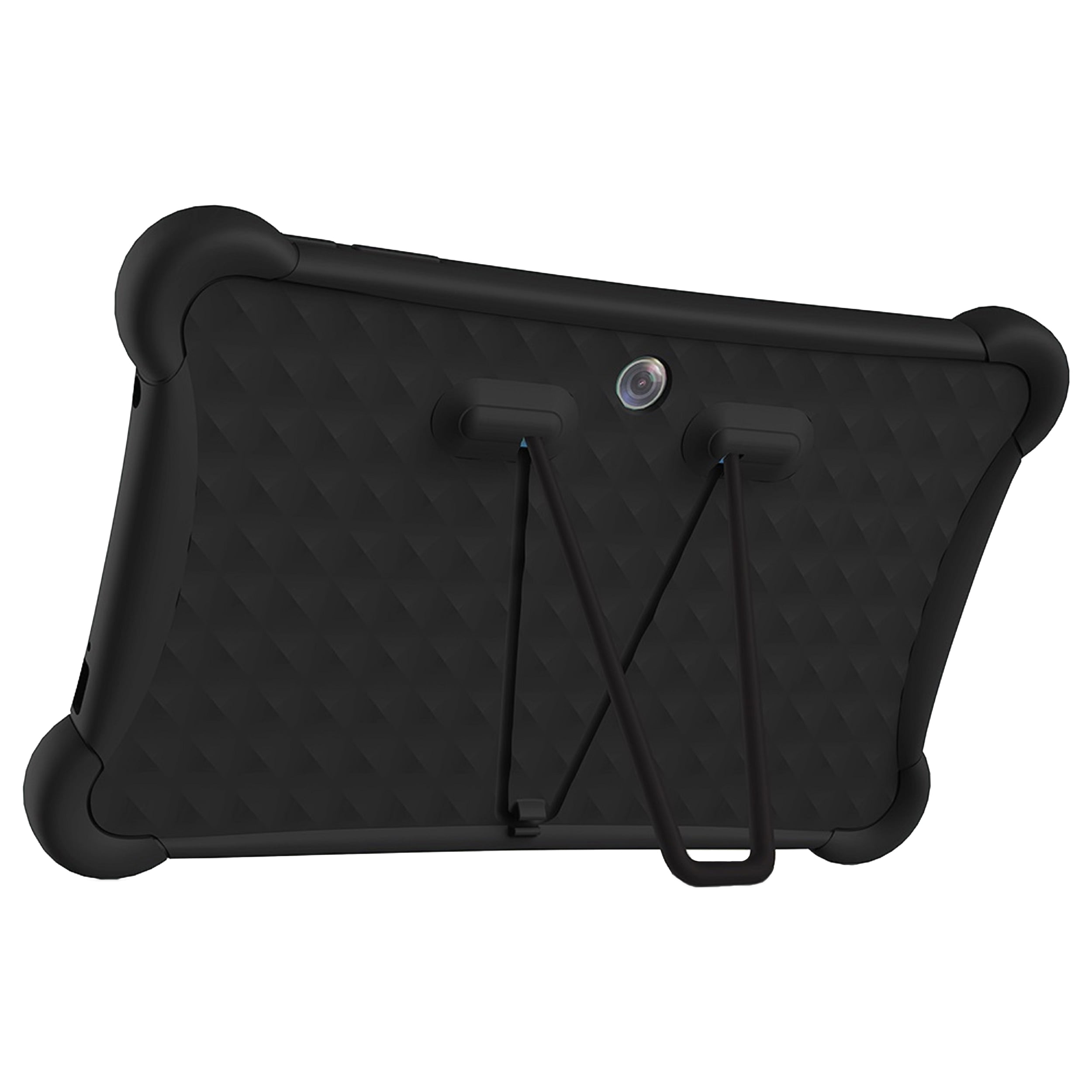 Bundle Visual Land Prestige 10” 32GB Tablet, Noise Cancellation Earbuds, Bumper, Black