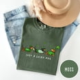 thumbnail image 2 of Dachshund St Patrick’s Day T-Shirt, Lucky Wiener Dog Comfort Colors Tee, 2 of 6