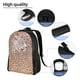thumbnail image 5 of Balery Leopard Brown Mochila - Mochila Estilosa y Duradera para Laptop de 15 Pulgadas con Tela Oxford Impermeable, 5 of 8