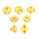 thumbnail image 1 of Juego de Dados Multifacéticos Sunnimix 7 Piezas Amarillo, 1 of 8