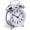 Chrome Finish, variant on 4 inches Twin Bell Loud Alarm Clock for Heavy Sleepers (Chrome Finish)