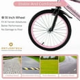 thumbnail image 3 of Kids Bike for Ages 3-10 Years Old Boys Girls, 14/16/18 Inch Kid's Bikes with Training Wheels, Basket, Dual Brake, Children Bicycle for Kids and Toddler Beginners, Pink/Red, 3 of 9