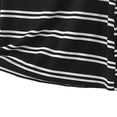 thumbnail image 5 of HBGVBA Women's Summer Plus Size Matching Set,2 Piece Casual Outfits,Sleeveless Crew Neck Cami Top Shorts Elastic Waist Stripe Athleisure Set, 5 of 5