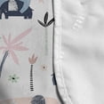 thumbnail image 4 of Animal Microwave Oven Cover, Mom and Elephants Palms and Daisy Flowers Celebration Woodland Botanic, Water Resistant Organizer with Pockets for Kitchen, 36" x 12", Multicolor, by Ambesonne, 4 of 4