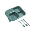 thumbnail image 3 of 1 Set Baby Tableware Baby Fork Infant Spoon Infant Chopsticks Baby Meal Plate, 3 of 9