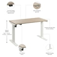 thumbnail image 6 of Move 40 Series 48W Adjustable Standing Desk in Natural Elm - Engineered Wood, 6 of 7