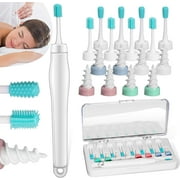 NAMATO Q-Grips Ear Wax Ear-Wax-Removal-Tool Silicone Ear Safe Soft Q Twist Spiral Smart Earwax Removal Kit Reusable Q Grip Ear Picker Clean Kit Ear Wax Catcher 16 Tips for Adults Kids Humans