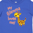 thumbnail image 4 of Inktastic My Glamma Loves me- cute giraffe Boys or Girls Baby T-Shirt, 4 of 5