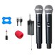 thumbnail image 1 of Professional Wireless Handheld Rechargeable Receiver with 2 Handheld Baoblaze Micrófono, 1 of 8