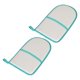 thumbnail image 5 of 2 guantes de planchado resistentes al vapor para planchas de ropa, impermeables y resistentes al calor. gris claro, 5 of 9