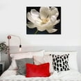 thumbnail image 4 of ARISTURING Black Bathroom Decor - White Tulip on Black Background Modern Canvas Wall Art Bathroom Decor Wall Art Black Decor Bathroom Pictures Black and White Wall Art Artwork for Home Walls Framed, 4 of 4