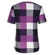 thumbnail image 5 of Blusa de camiseta informal con cremallera y estampado de manga corta con cuello en V de verano para mujer con estilo OAVQHLG3B Store lin121212, 5 of 5