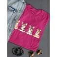 thumbnail image 3 of Corgi Pups Banner T-Shirt Women -Image by Shutterstock, Female 5X-Large, 3 of 4