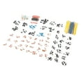 thumbnail image 1 of Electronic Components Kit, Ceramic Electrolytic Capacitor Electronic Components Metal Film Resistor  For Industrial, 1 of 8