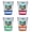Multicolor (4-Pack), variant on Newland North Carolina Design A Souvenir 2 oz Round Shot Glass Orange